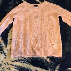 Light pink knit sweater
